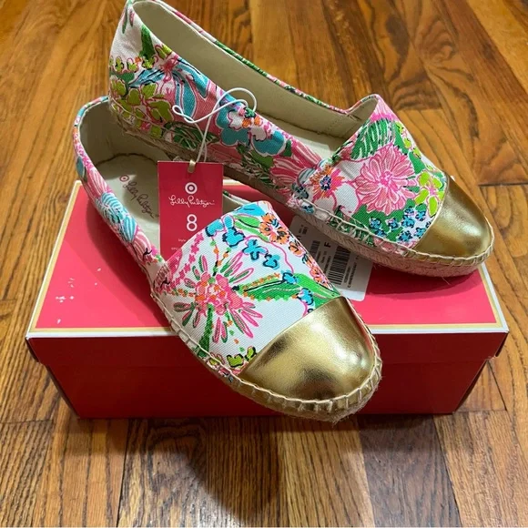 Lilly Pulitzer for Target Espadrilles Size 8 NWT - Picture 2 of 7